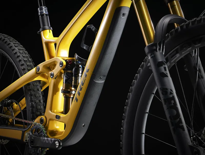 Trek Fuel EX 9.9 XX1 AXS Full Suspension Mountain Bike 2024 in Baja Yellow-3