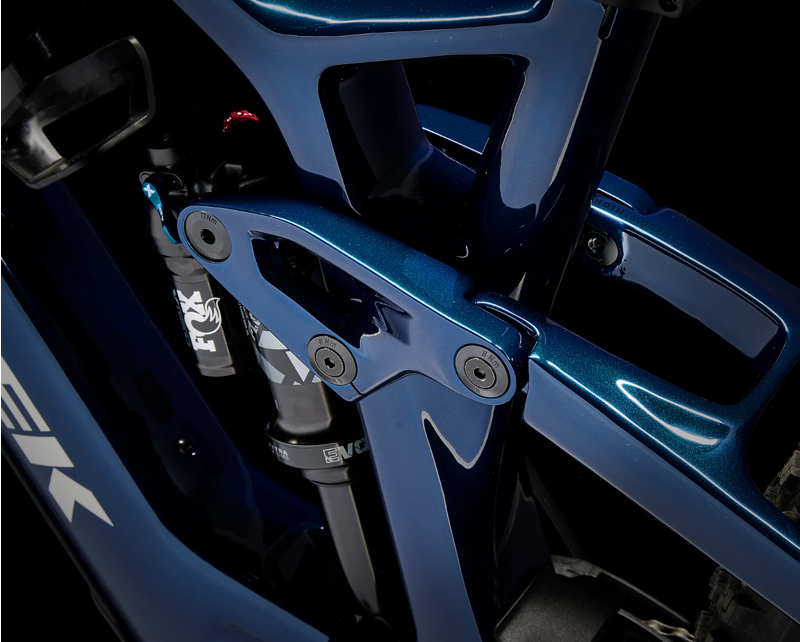 Trek Fuel EXE 9.7 SLX/XT Full Suspension Electric Mountain Bike 2023 in Mulsanne Blue-7