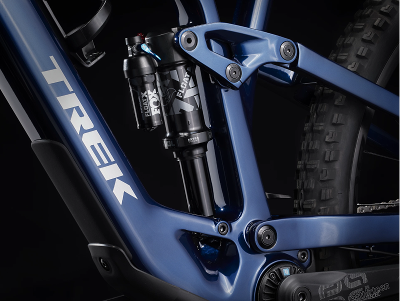 Trek Fuel EXE 9.7 SLX/XT Full Suspension Electric Mountain Bike 2023 in Mulsanne Blue-5
