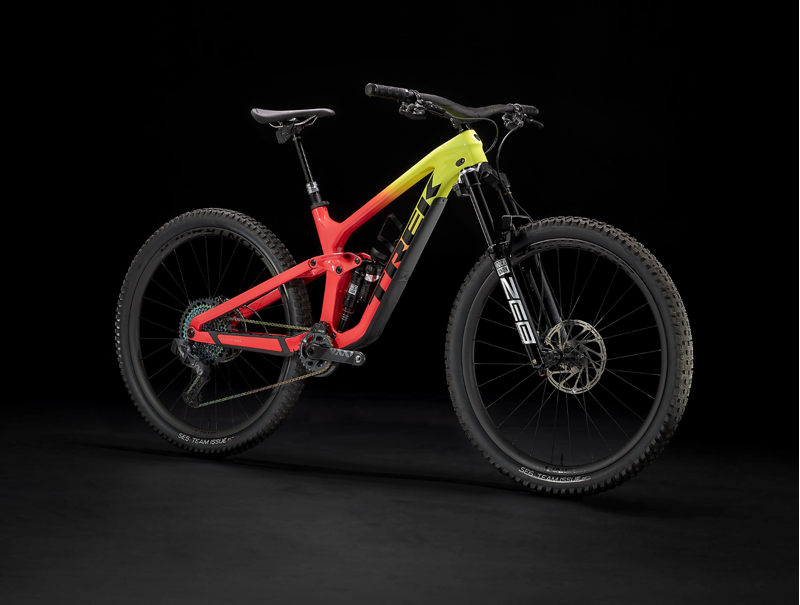 Trek Slash 9.9 XX1 Flight Attendant Mountain Bike 2022 in Radioactive Coral-1