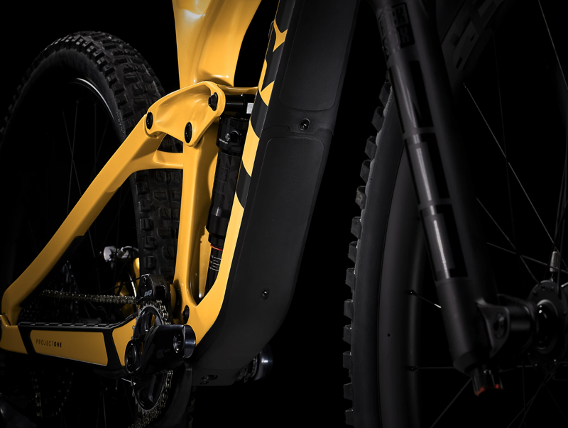 Trek Slash 9.8 GX AXS Carbon Full Suspension Mountain Bike 2023 in Satin Baja Yellow-3