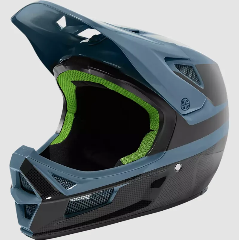 Fox Racing Rampage Comp Graphic 2 MIPS Helmet in Dust Blue-4