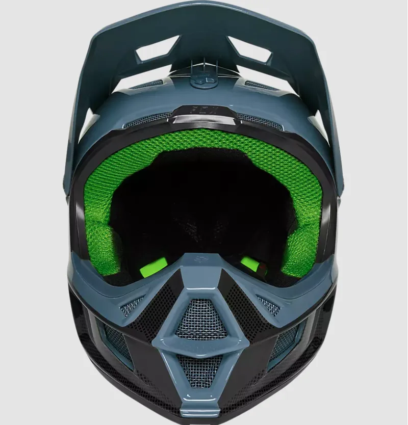 Fox Racing Rampage Comp Graphic 2 MIPS Helmet in Dust Blue-1