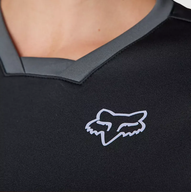 Fox Racing Women's Defend Pro Long Sleeve Jersey in Black-2