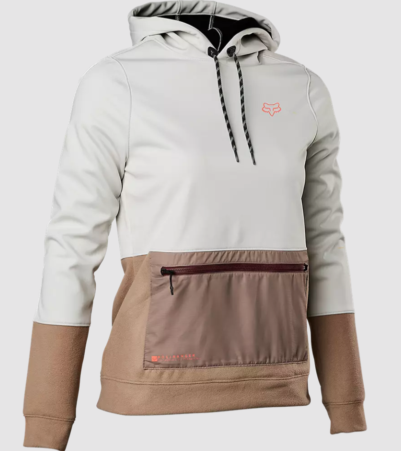 Fox Racing Women's Ranger Windblock Hoodie in Vintage White