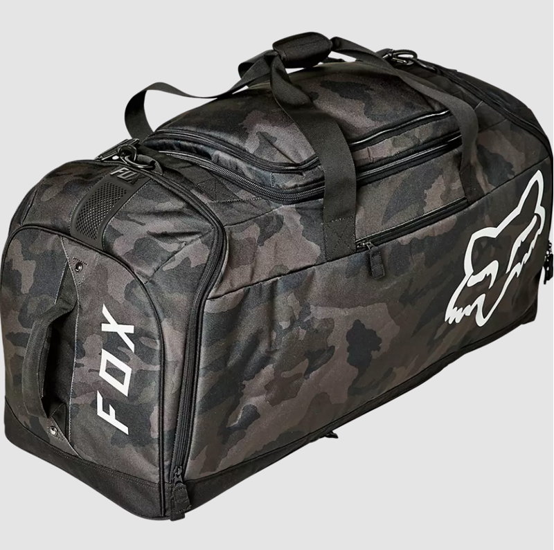 Fox Racing Podium Duffle Gear Bag in Black Camo-1