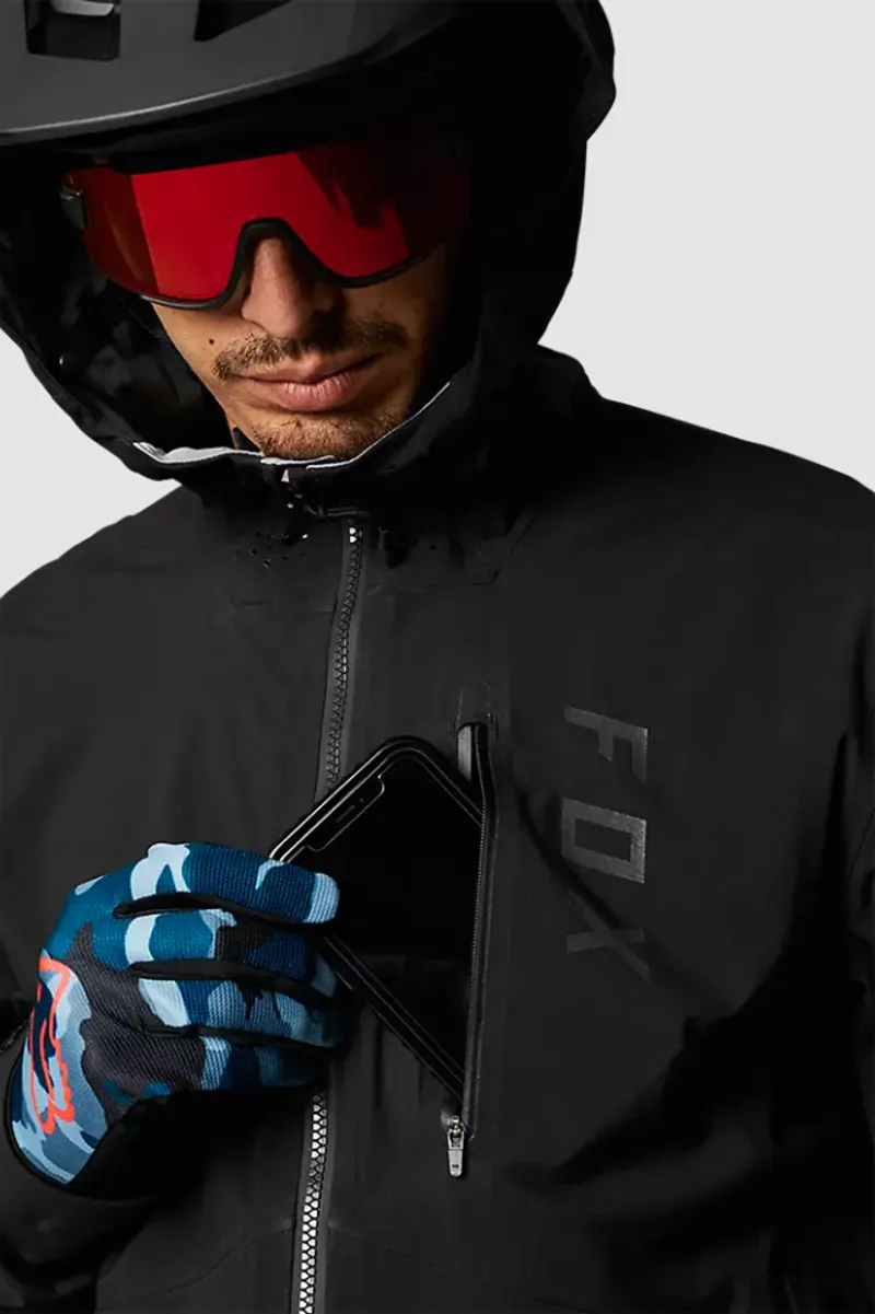 Fox Racing Flexair Neoshell Water Jacket in Black-5