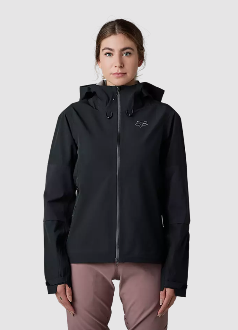 Fox Racing Women's Defend 3L Water Jacket in Black-1
