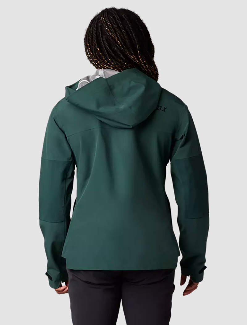 Fox Racing Women's Defend 3L Water Jacket in Emerald-2