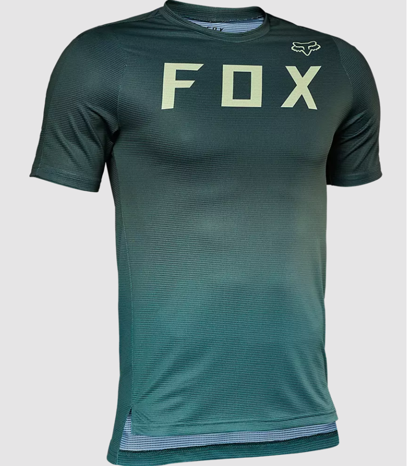 Fox Racing Flexair Short Sleeve Jersey in Emerald