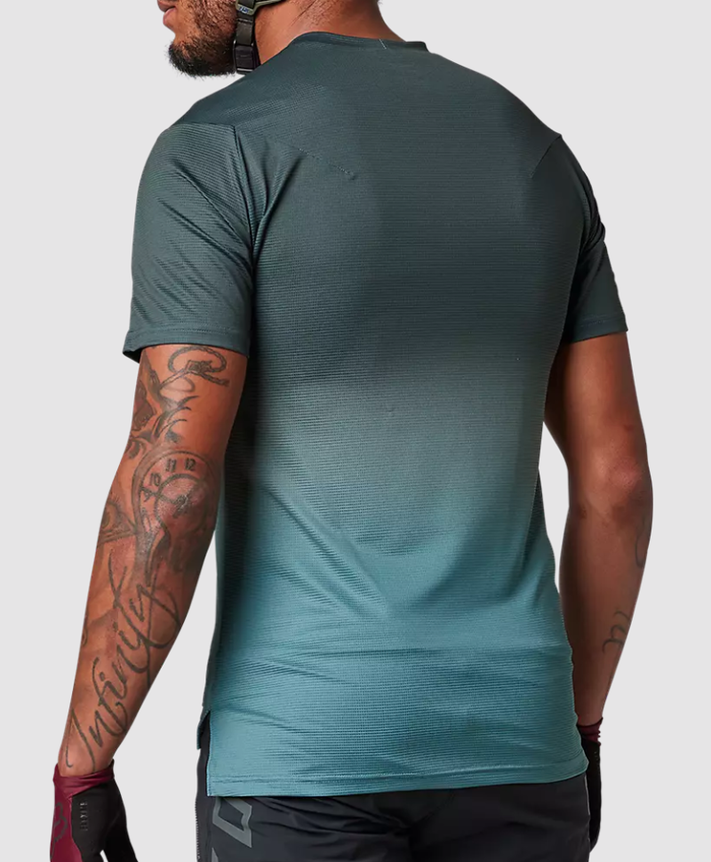 Fox Racing Flexair Short Sleeve Jersey in Emerald-1
