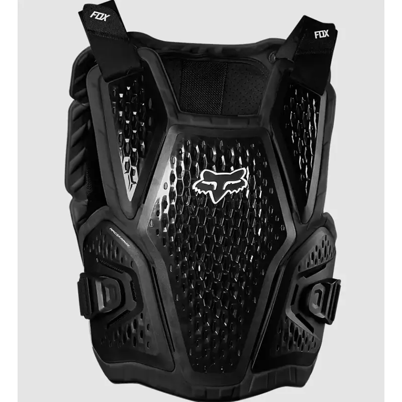 Balfes Bikes Fox Racing Youth Raceframe Impact CE Chest Guard in Black | Free postage over £30, £10 off first order, price match & 0% finance.