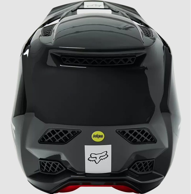 Fox Racing Rampage Pro Carbon MIPS Fuel Helmet in Black/Orange-3