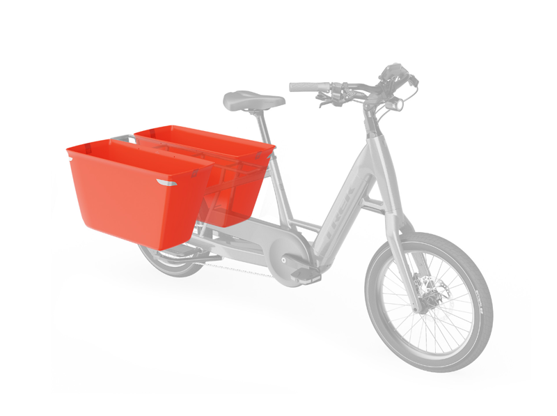 Trek Fetch+ 2 Rear Pannier Kit in Red-1