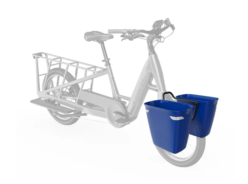 Trek Fetch+ 2 Front Pannier and Rack Kit in Navy-1