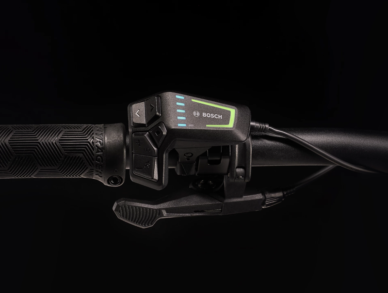 Trek Rail 5 Deore 625Wh Full Suspension Electric Mountain Bike 2023 in Rage Red-8