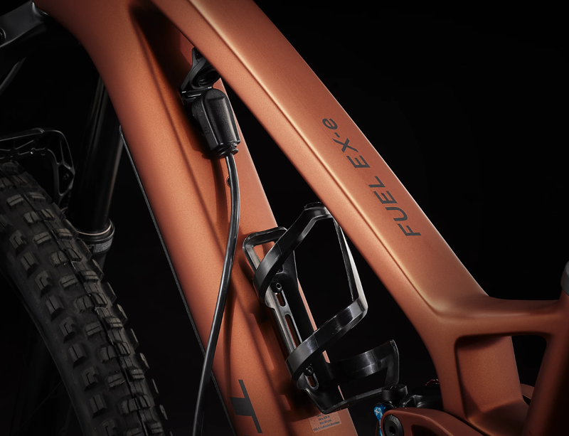 Trek Fuel EXE 9.7 SLX/XT Full Suspension Electric Mountain Bike 2023 in Matte Pennyflake-7