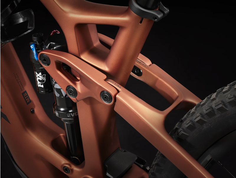 Trek Fuel EXE 9.7 SLX/XT Full Suspension Electric Mountain Bike 2023 in Matte Pennyflake-6