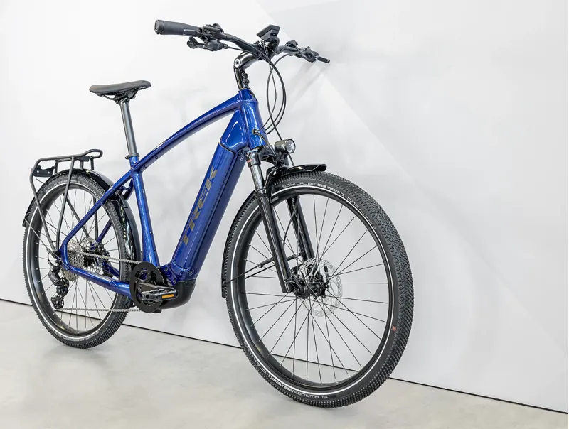 Trek Allant+ 7 625wh Electric Hybrid Bike 2024 in Hex Blue-1