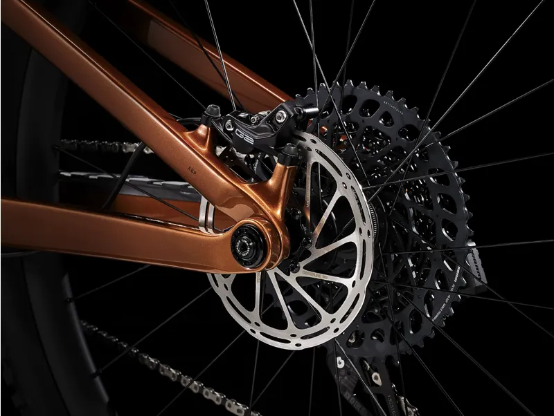 Trek Top Fuel 9.8 GX AXS Full Suspension Carbon Mountain Bike 2025 in Pennyflake-4