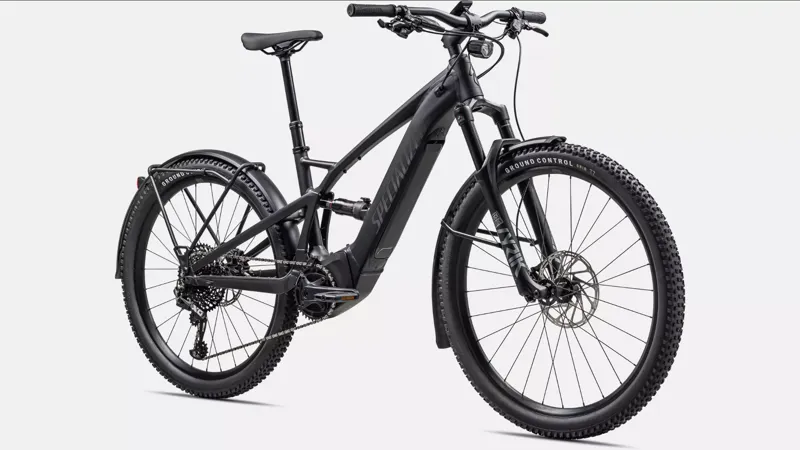 Specialized Turbo Tero X 6.0 Full Suspension Electric Mountain Bike 2024 in Black/Smoke-1