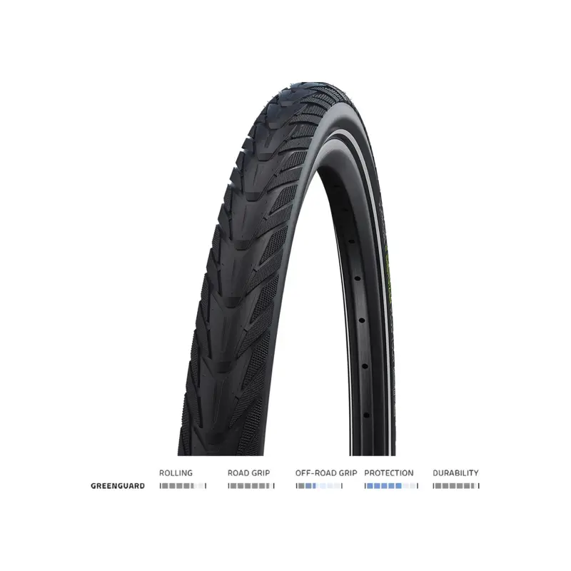 Balfes Bikes Schwalbe Energizer Plus Greenguard 28x2 inch tyre in Black | Free postage over £30, £10 off first order, price match & 0% finance.