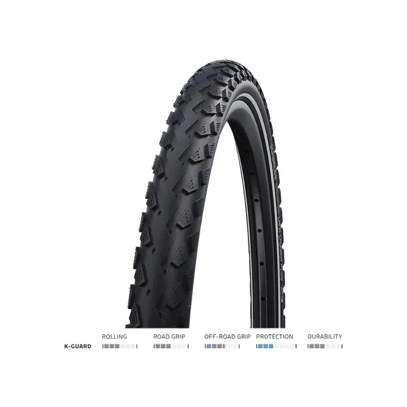 Balfes Bikes Schwalbe Land Cruiser Plus Tyre 24 x 2.00 in Black | Free postage over £30, £10 off first order, price match & 0% finance.