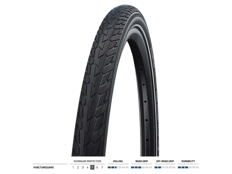 Schwalbe Road Cruiser Plus Tyre 26 x 1.75 in Black