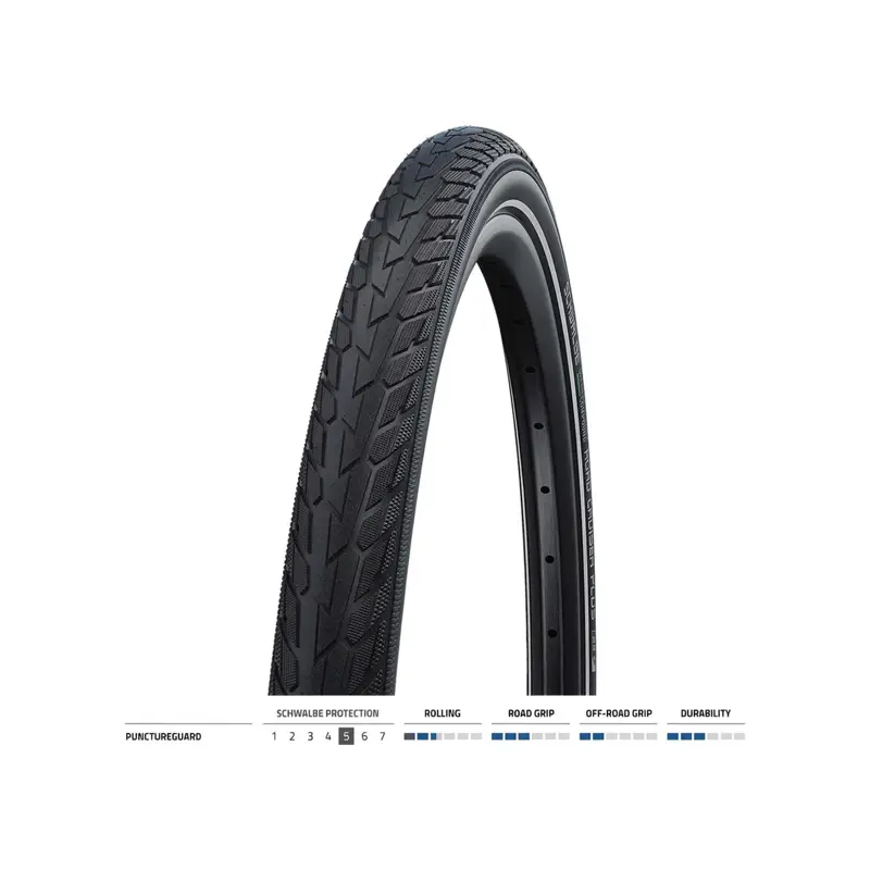 Balfes Bikes Schwalbe Road Cruiser Plus Tyre 26 x 1.75 in Black | Free postage over £30, £10 off first order, price match & 0% finance.