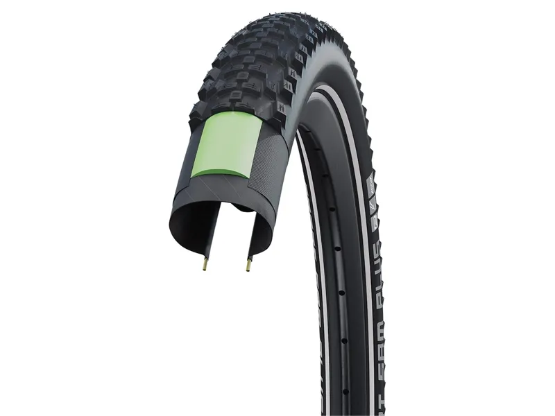 Schwalbe Smart Sam Plus DD Greenguard Tyre 27.5x2.10 in Black-2