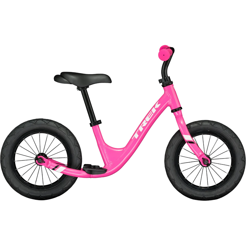 Balfes Bikes Trek Kickster Kids Balance Bike 2025 in Pink | Free postage over £30, £10 off first order, price match & 0% finance.