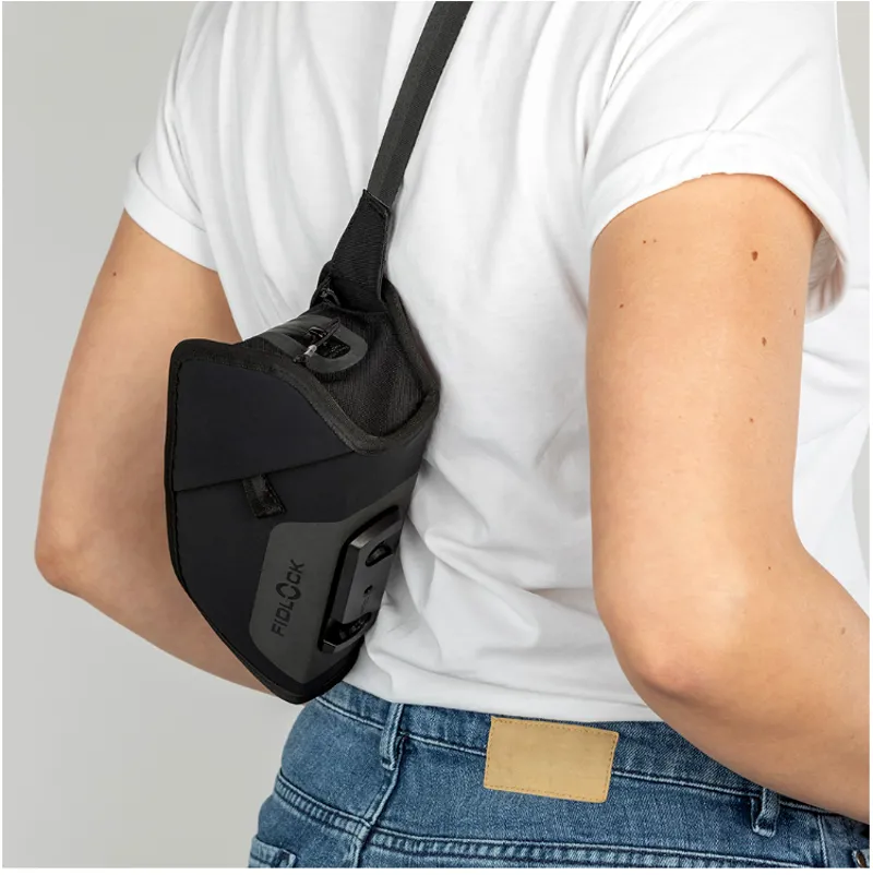 Fidlock TWIST Essential Bag M 1.1L Capacity - inc. Bike Mount and Shoulder Strap in Grey/B-2