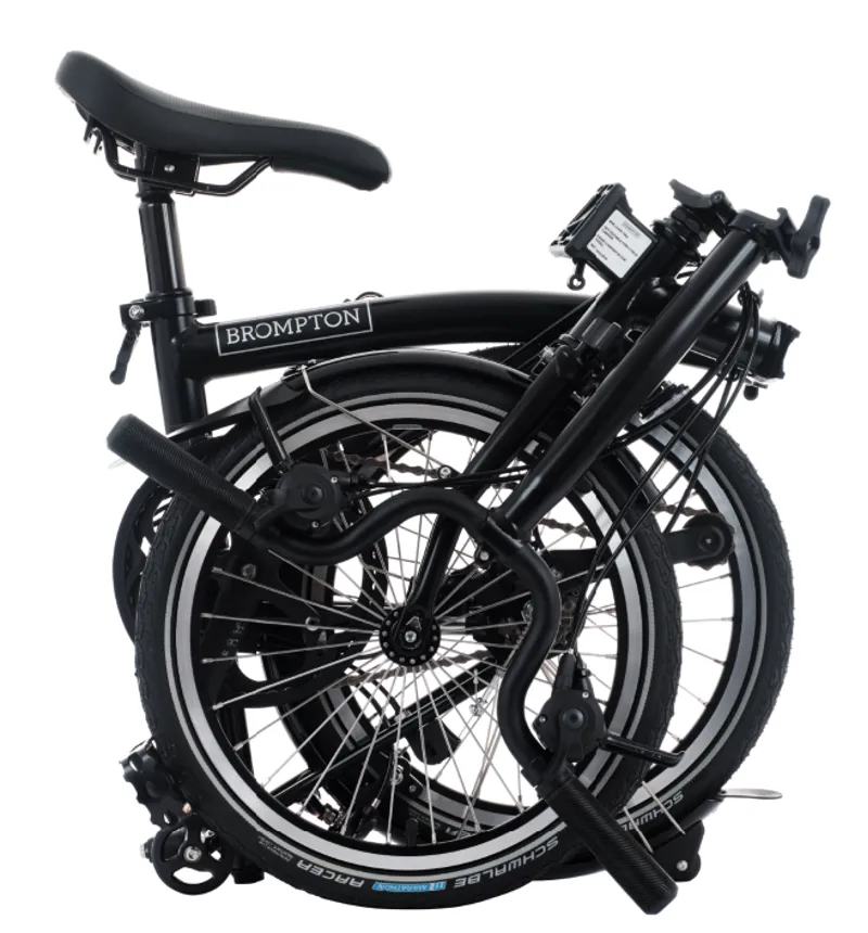 Brompton C Line 12-Speed Folding Bike 2025 in Matt Black-6