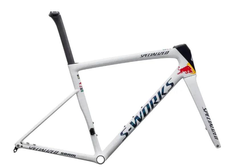 Specialized S-Works Tarmac SL8 Road Frameset 2025 in Red Bull - BORA - Hansgrohe Red Bull Bora White