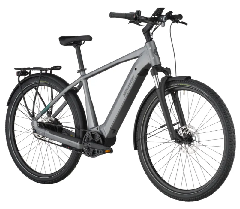 Bergamont E-Horizon Tour 35 Belt Electric Hardtail Moutnain Bike 2025 in Silver-1