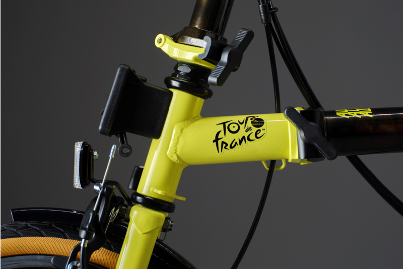 Brompton x Tour De France Limited Edition C Line 6-Speed Folding Bike 2025 in Mid Handlebar-3