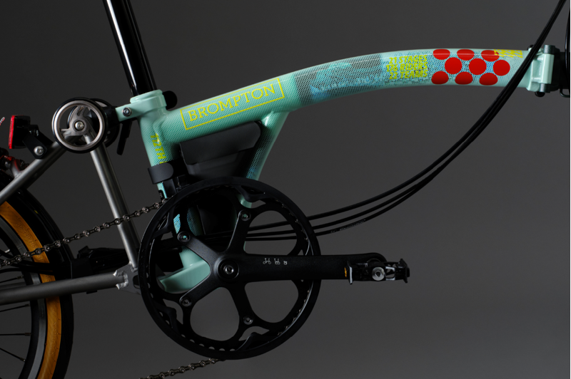 Brompton x Tour De France Limited Edition P Line 12-Speed Folding Bike 2025 in Low Handlebar-6