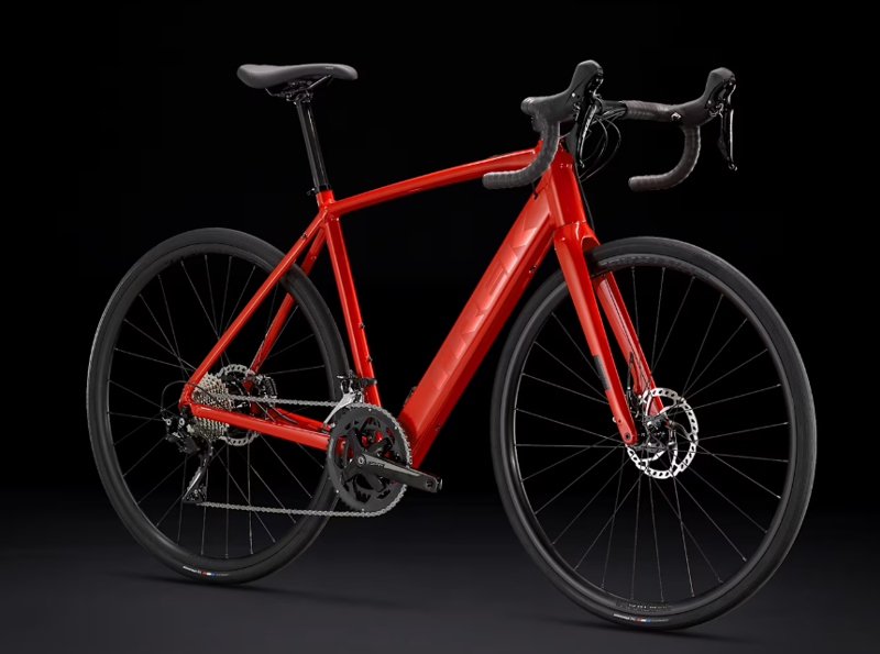 Trek Domane+ AL 5 Electric Road Bike 2025 in Viper Red-10