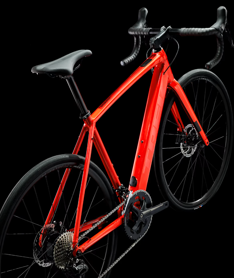 Trek Domane+ AL 5 Electric Road Bike 2025 in Viper Red-9