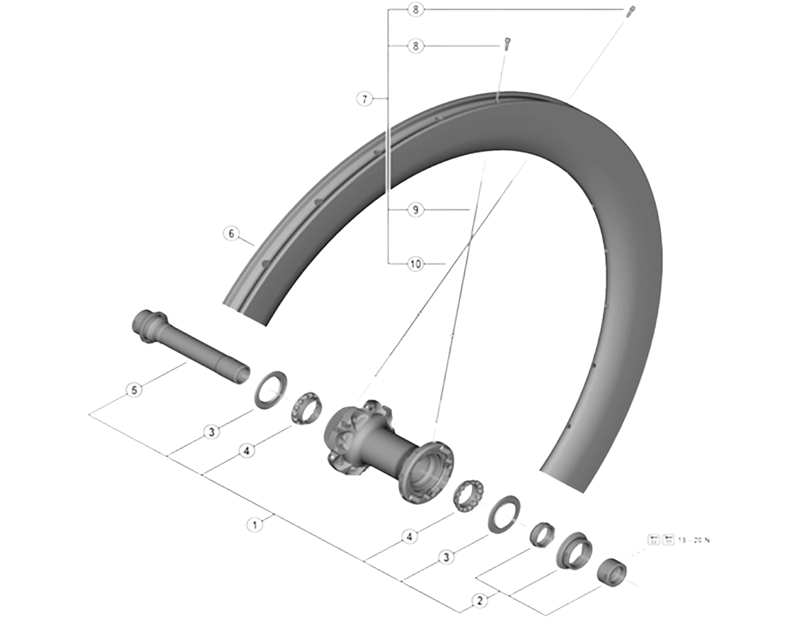 Balfes Bikes Shimano SHimano WH-R9270-C50-TU-R complete hub axle | Free postage over £30, £10 off first order, price match & 0% finance.