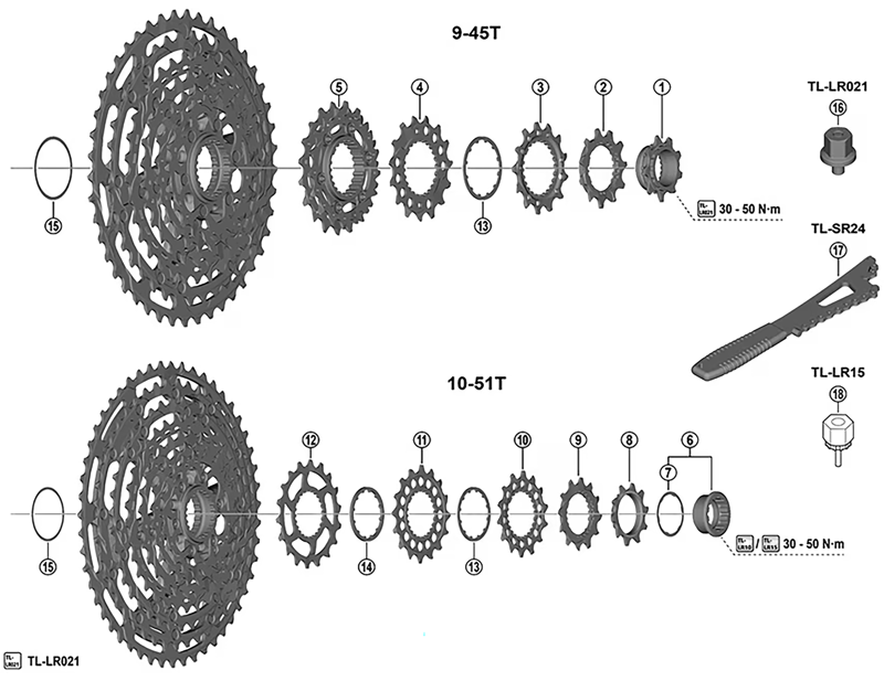 Balfes Bikes Shimano CS-M9200 sprocket 18T K | Free postage over £30, £10 off first order, price match & 0% finance.