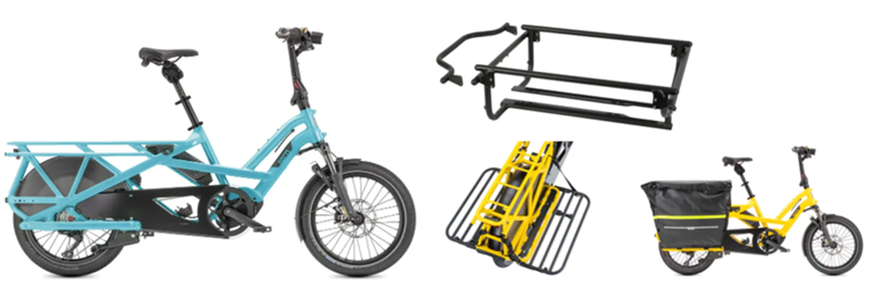 Tern GSD S10 LX 500wh Performance CX Electric Cargo Bike 2025 in Blue with Clubhouse Accessories-1