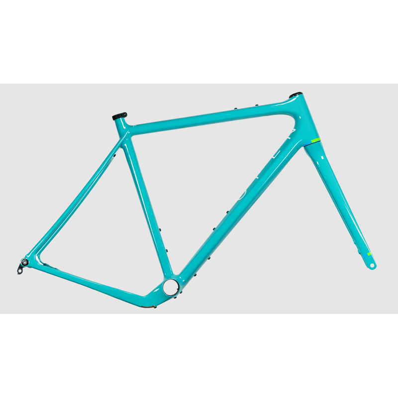 Balfes Bikes Open Cycle WIDE Frame and U-Turn Fork Gravel Bike Framset 2025 in Turquoise | Free postage over £30, £10 off first order, price match & 0% finance.