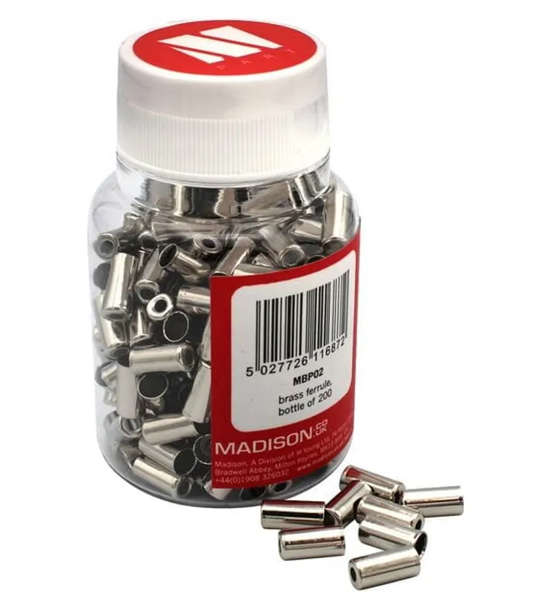 M Part Brass Ferrule Bottle of 200
