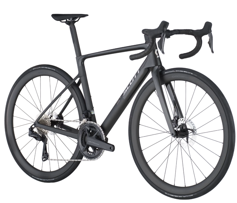 EX DISPLAY Scott Addict RC 20 Road Bike Medium 2027 in Carbon Black-4