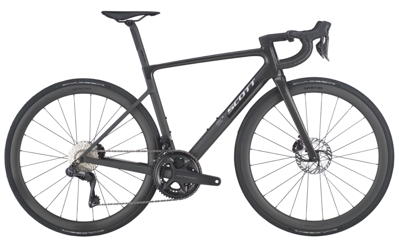 EX DISPLAY Scott Addict RC 20 Road Bike Large 2027 in Carbon Black