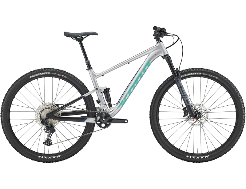Kona Hei Hei G9 Full Suspension Mountain Bike 2026 in Silver