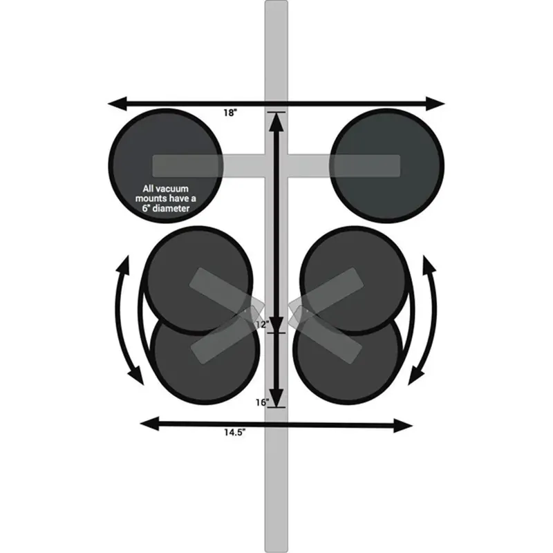 SeaSucker Komodo 1 Bike Rack in Gold-4