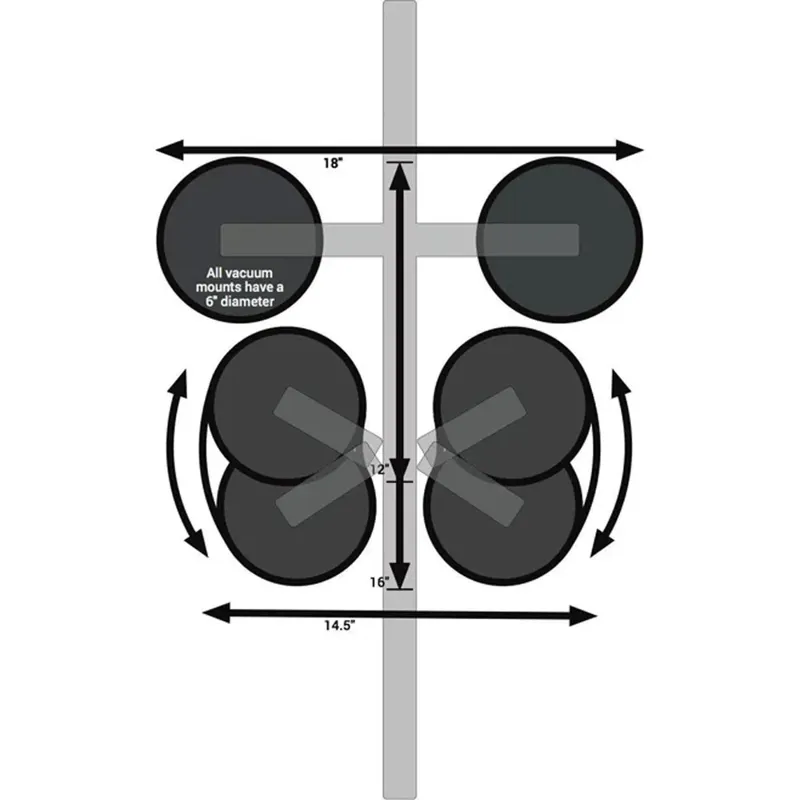 SeaSucker Komodo 1 Bike Rack in Black-4