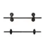 SeaSucker Monkey Bars 150cm/60in Roof Cross-Bar System in Black